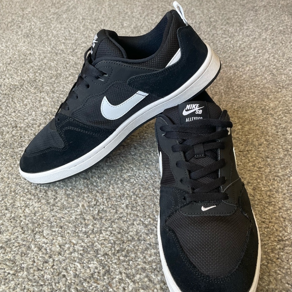 Nike SB Alleyoop Black and White Sneakers